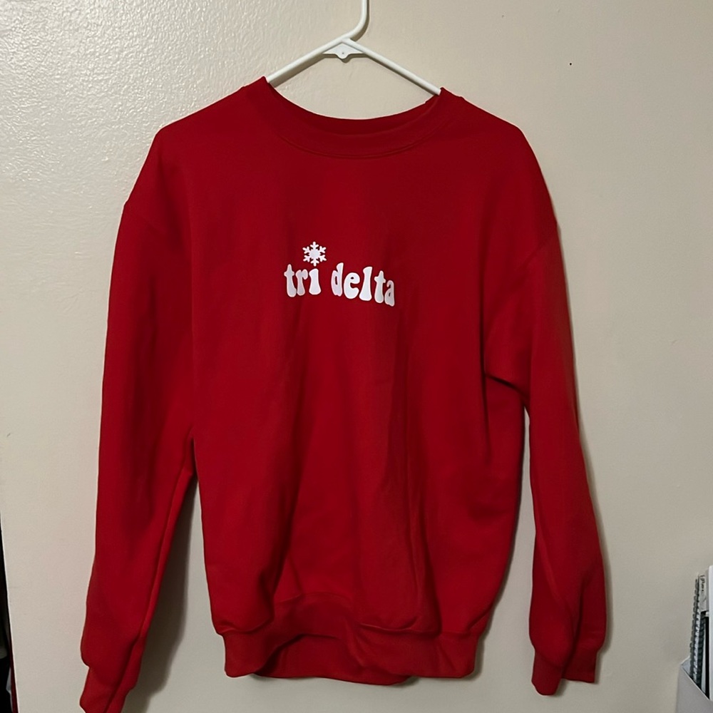 tridelta christmas sweatshirt